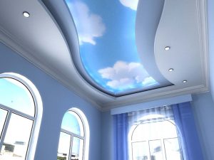 Преимущества натяжных потолков