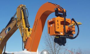 Эффективность и инновации: Навесные экскаваторные вибропогружатели Мюллер